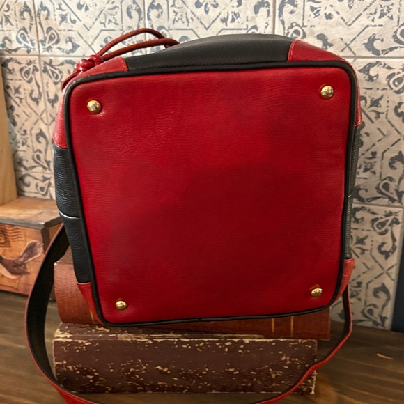 Bally Black and Red Leather Vintage Backpack main image 12